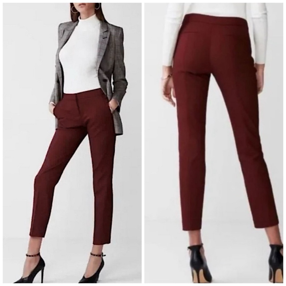 EXPRESS Columnist Mid Rise Ankle Pants